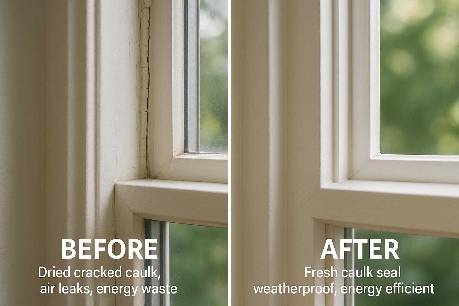 Exterior Door Sealing - Before & After