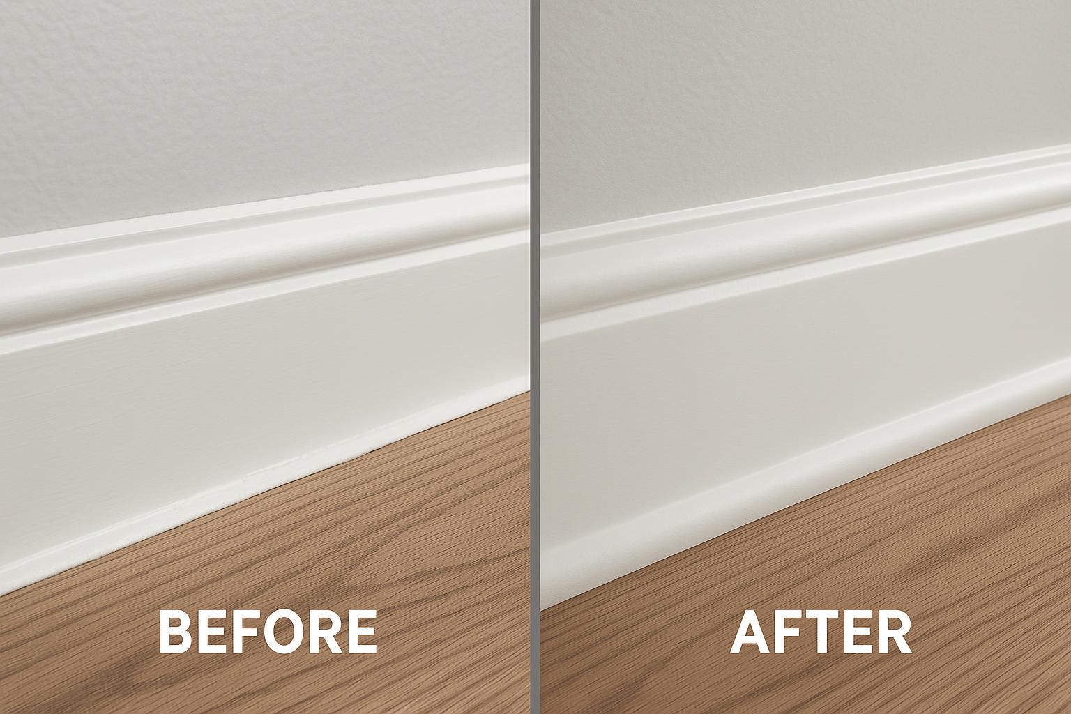 Foundation Crack Sealing - Before & After