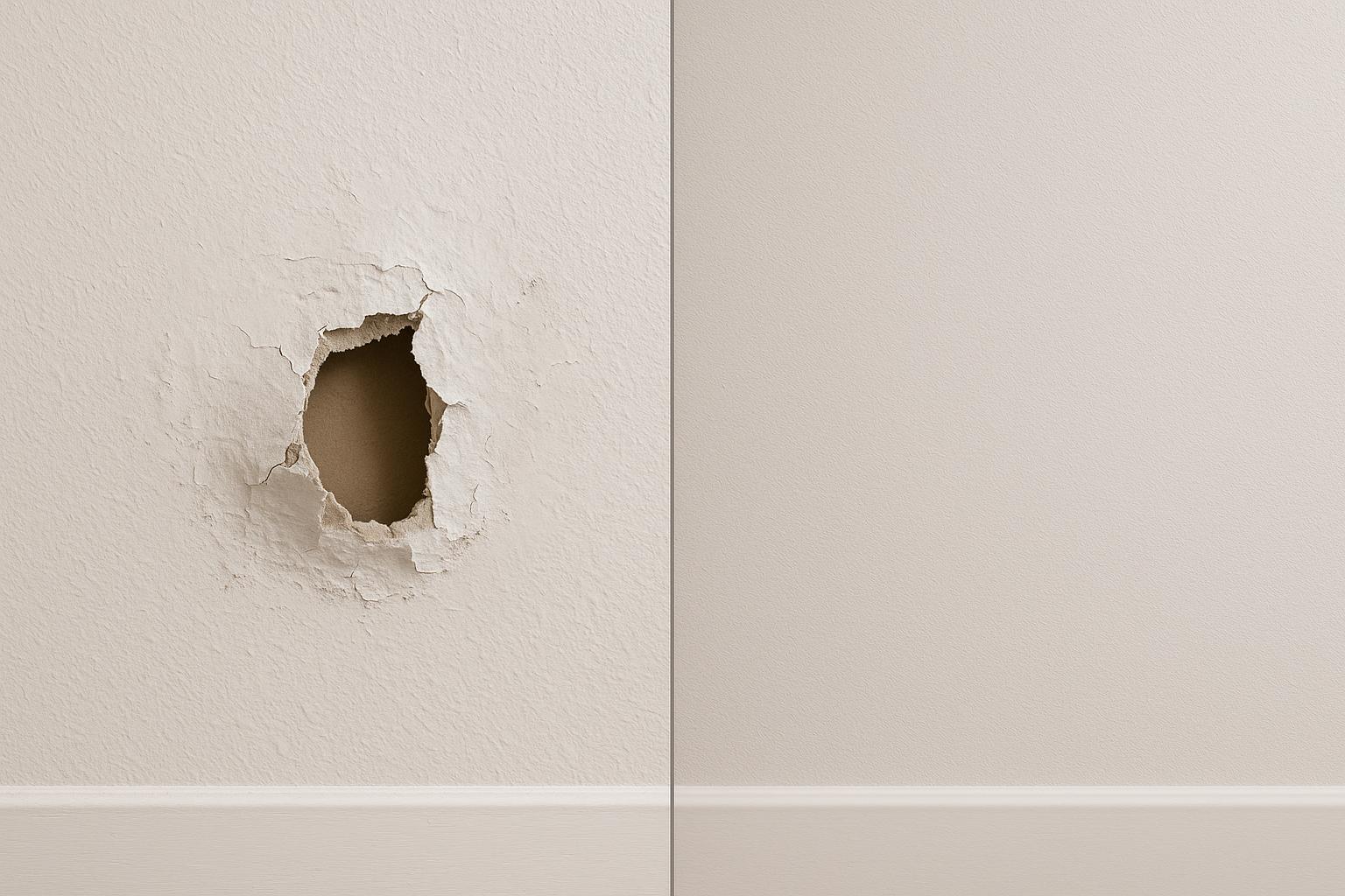 Hole Repair - Before & After