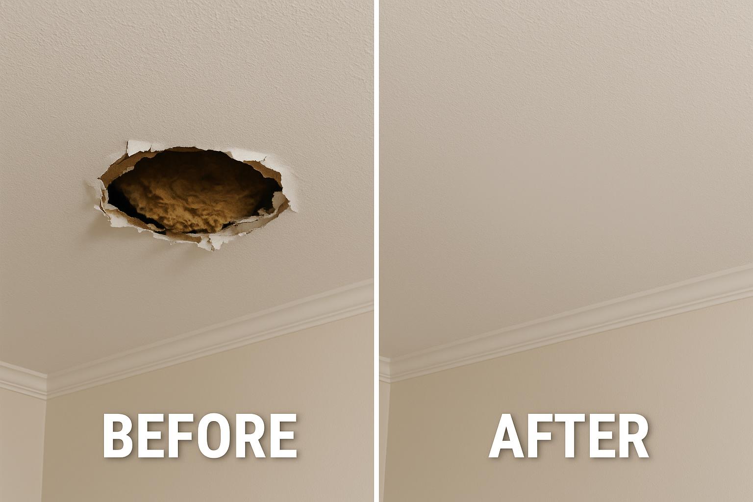 Crack Repair - Before & After