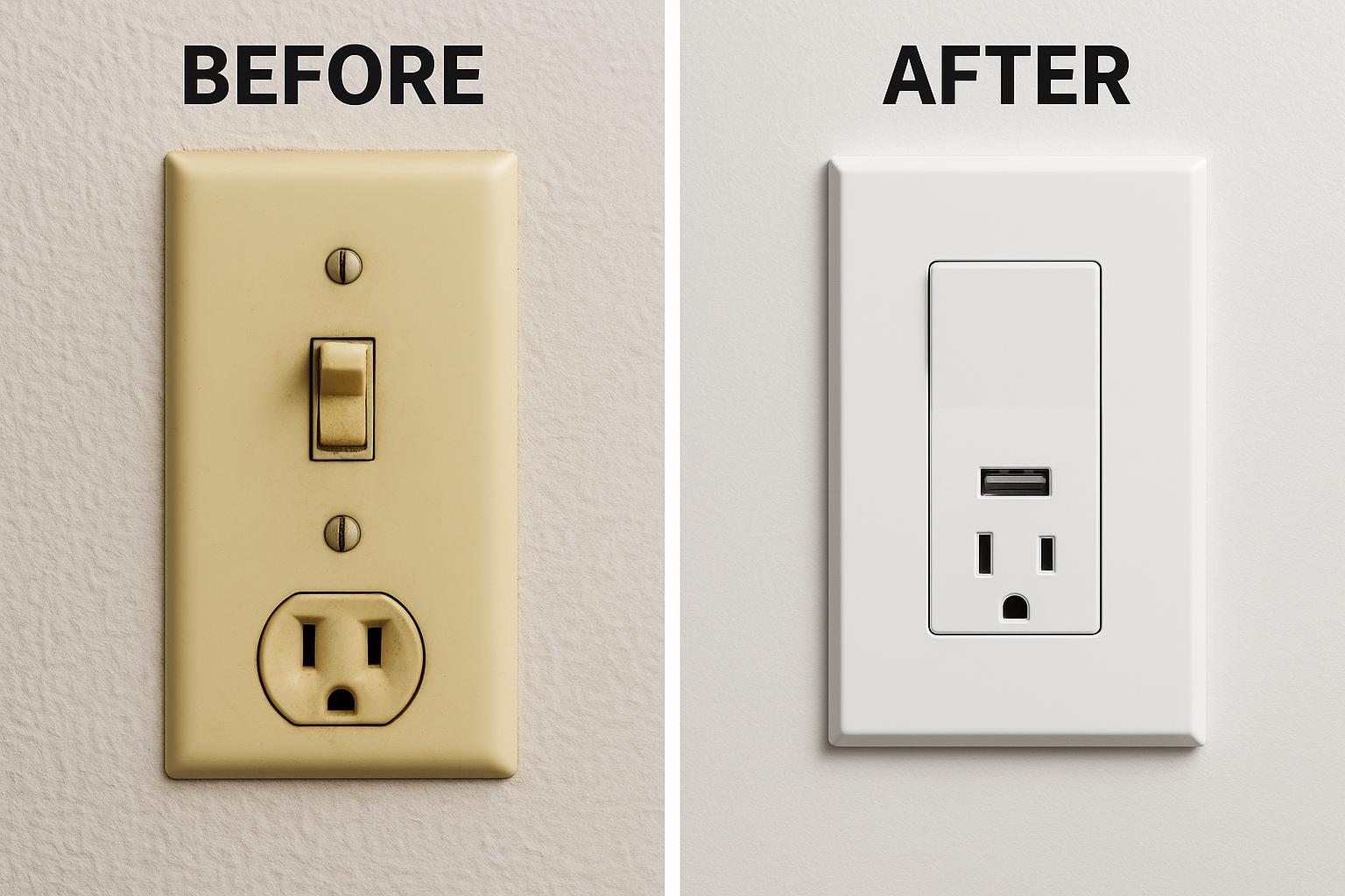 Light Fixture Upgrade - Before & After