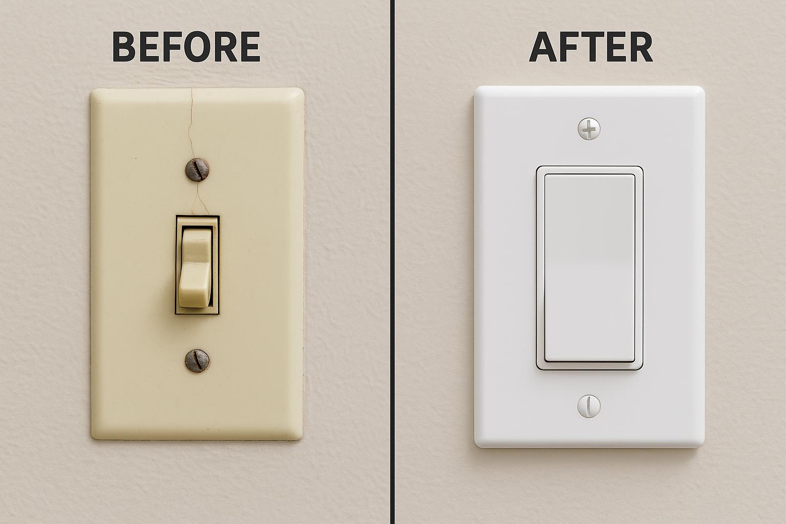 Outdoor Lighting - Before & After