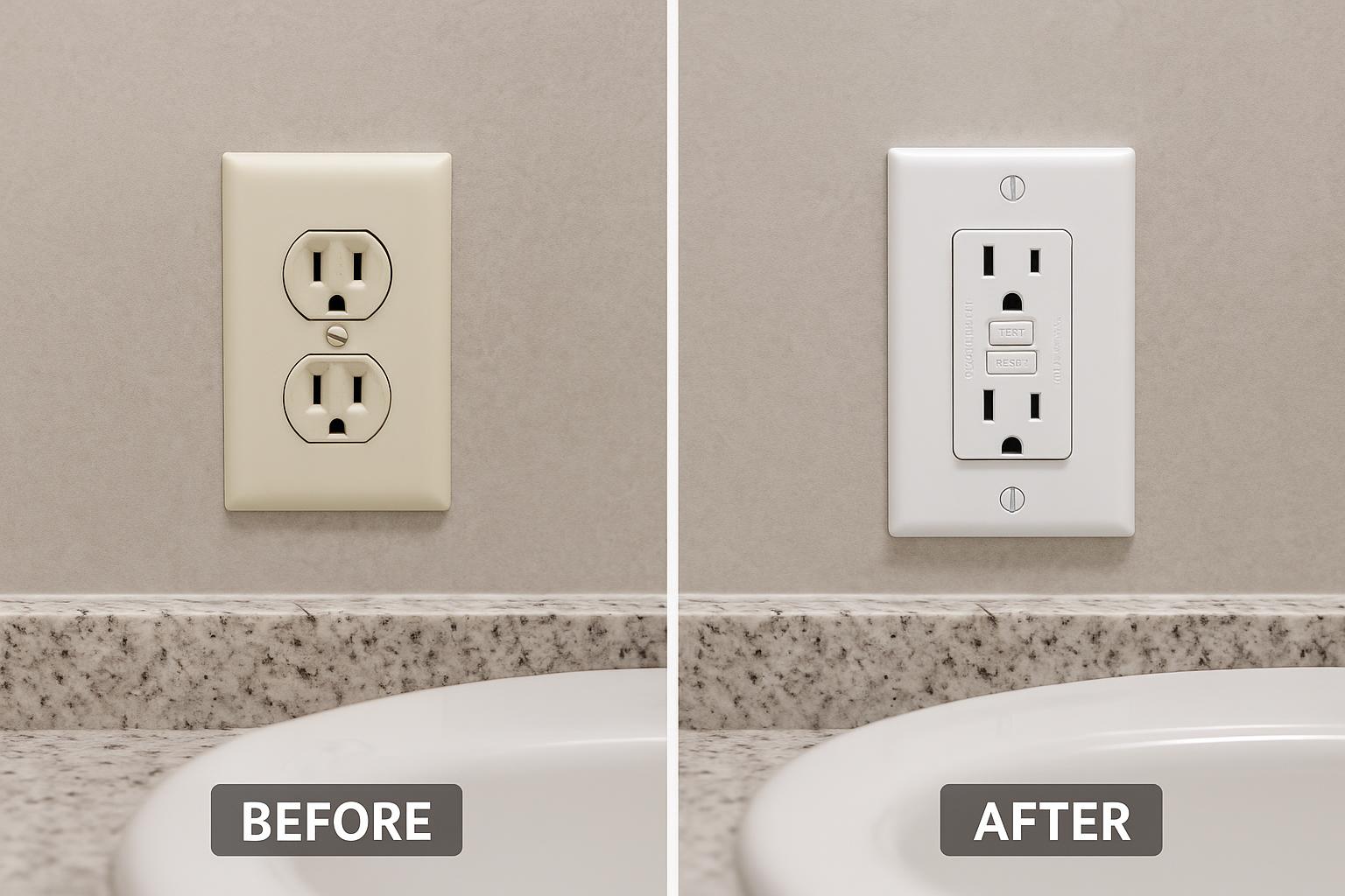 USB Outlet Upgrade - Before & After
