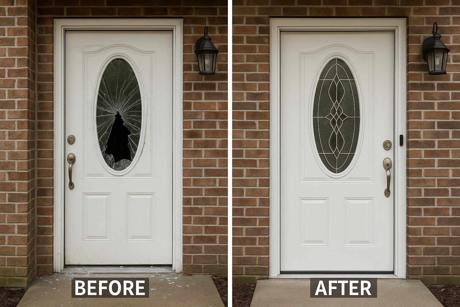 Storm Damage Repair - Before & After