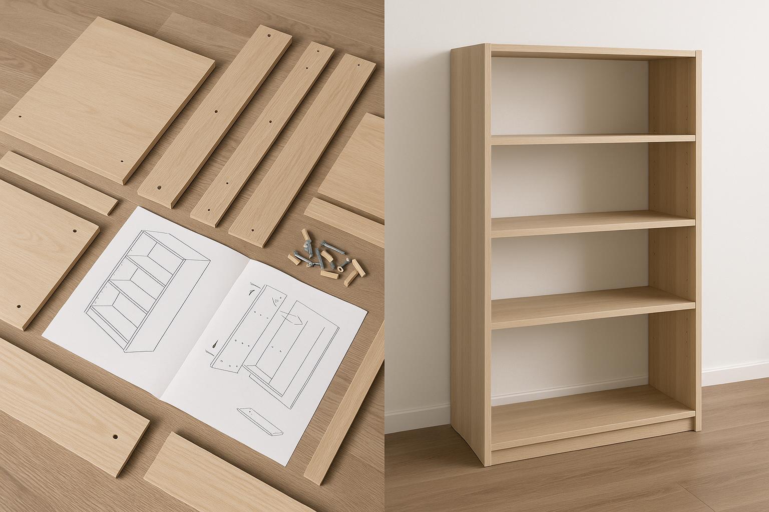 Desk Assembly - Before & After