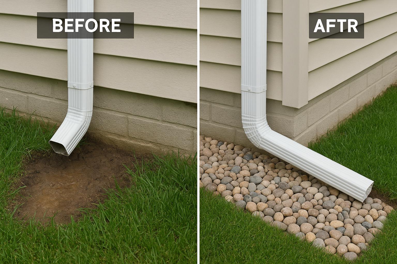Gutter Alignment - Before & After
