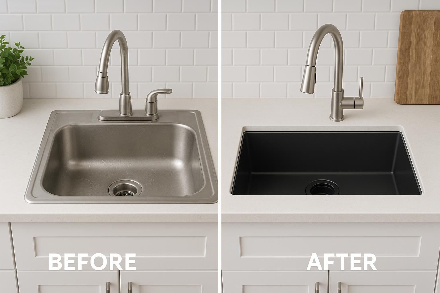 Lighting Upgrade - Before & After