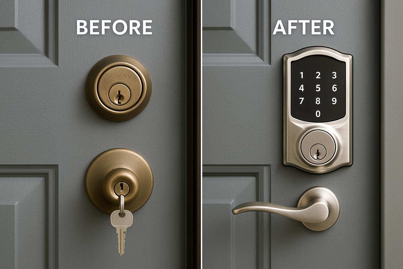 Lock Rekeying - Before & After