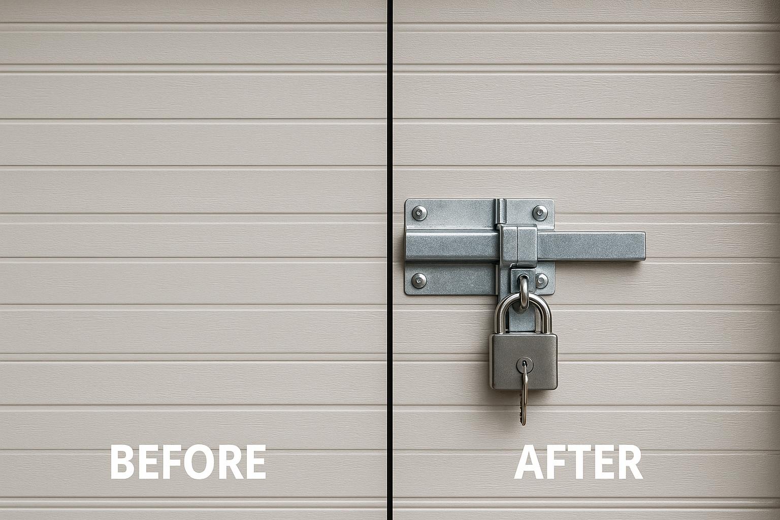 Window Lock Upgrade - Before & After