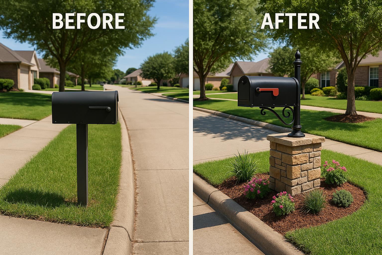 Flag Replacement - Before & After