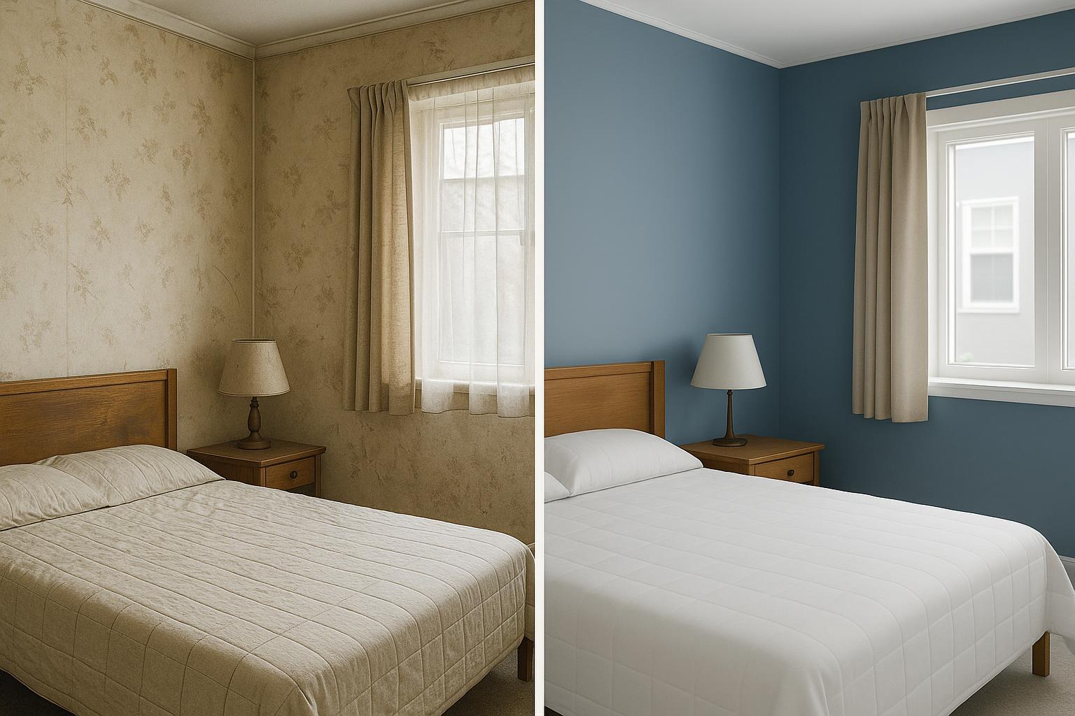 Exterior House Painting - Before & After