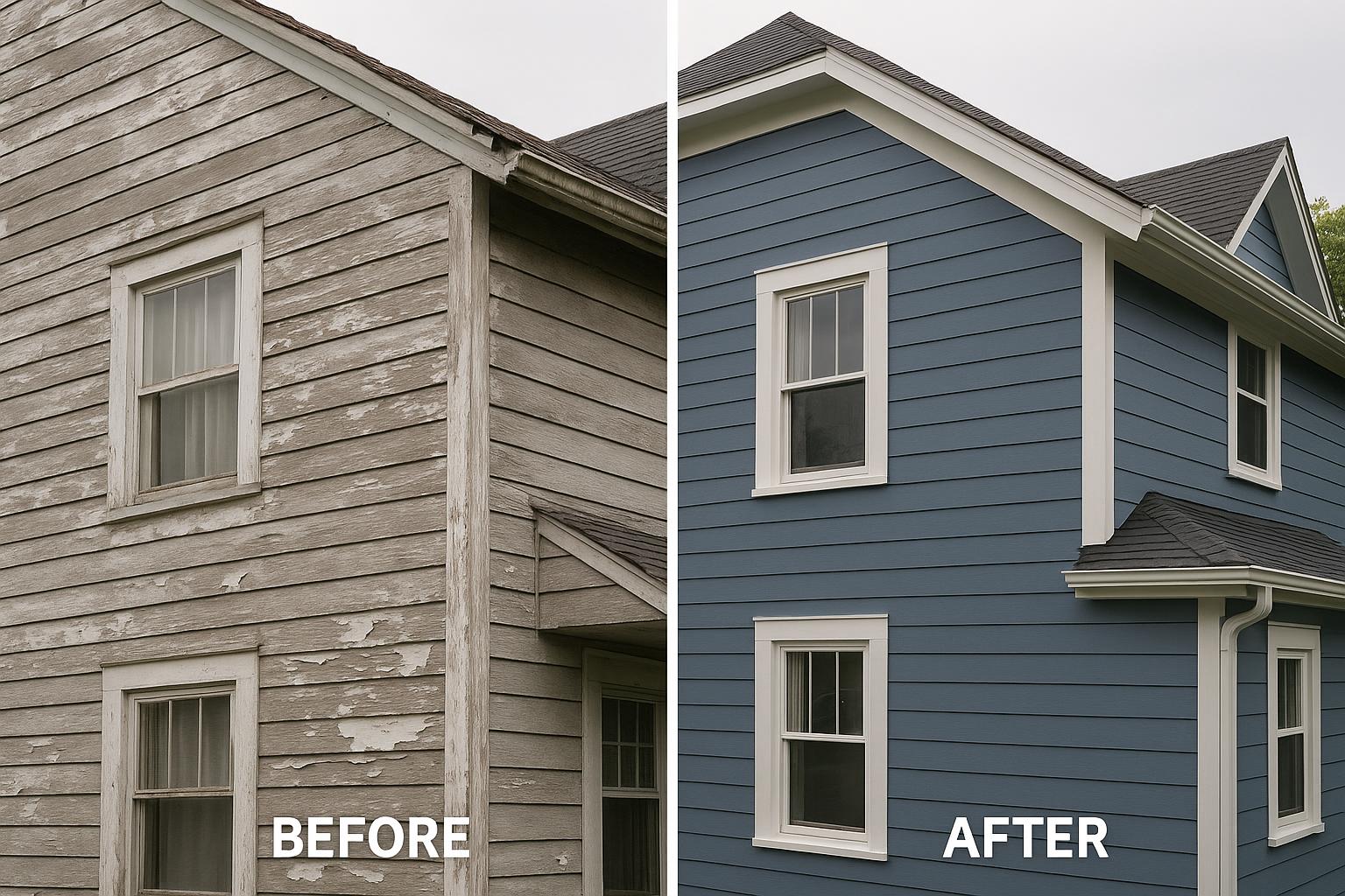Kitchen Cabinet Painting - Before & After