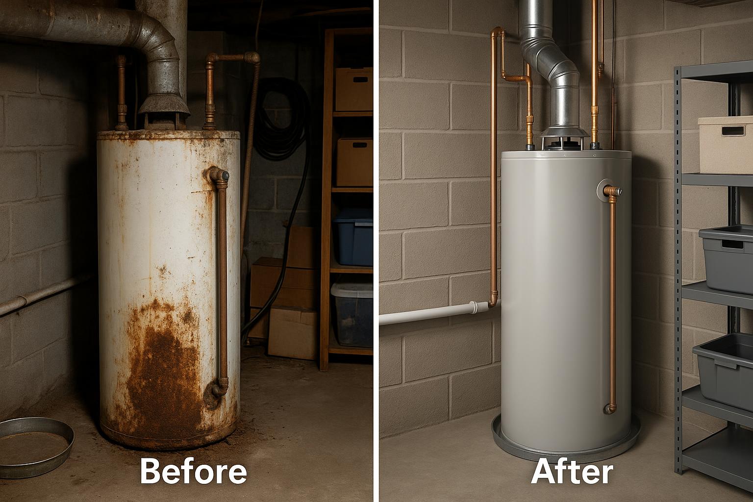 Garbage Disposal Installation - Before & After
