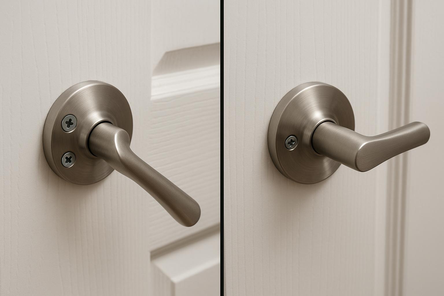 Door Hinge Repair - Before & After