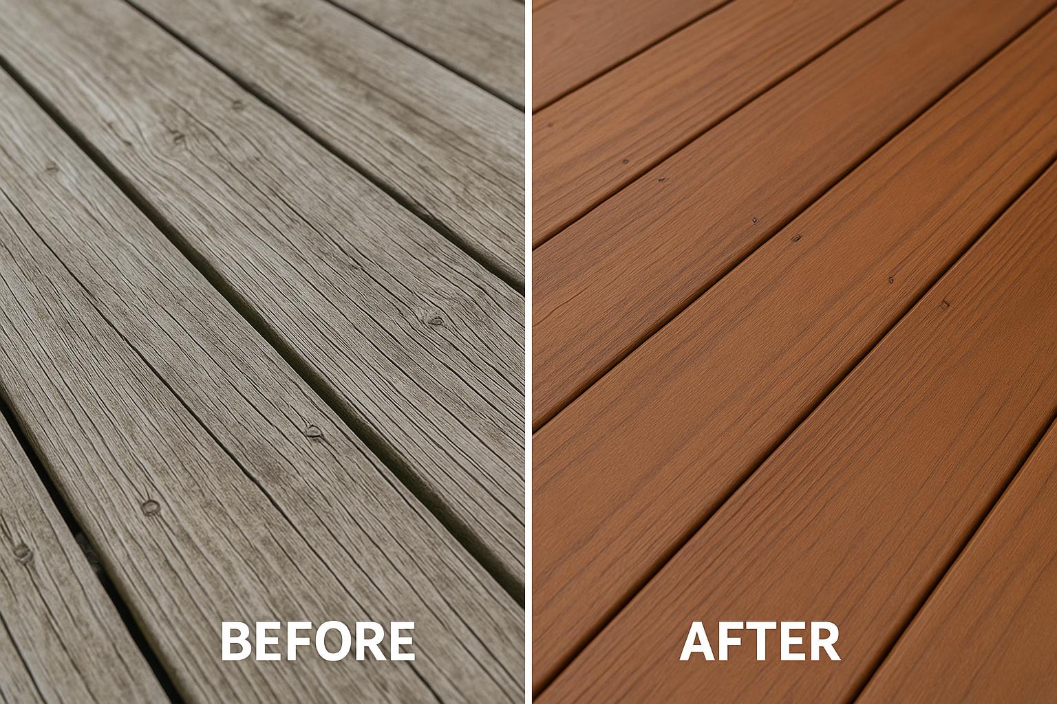 Deck Restoration - Before & After