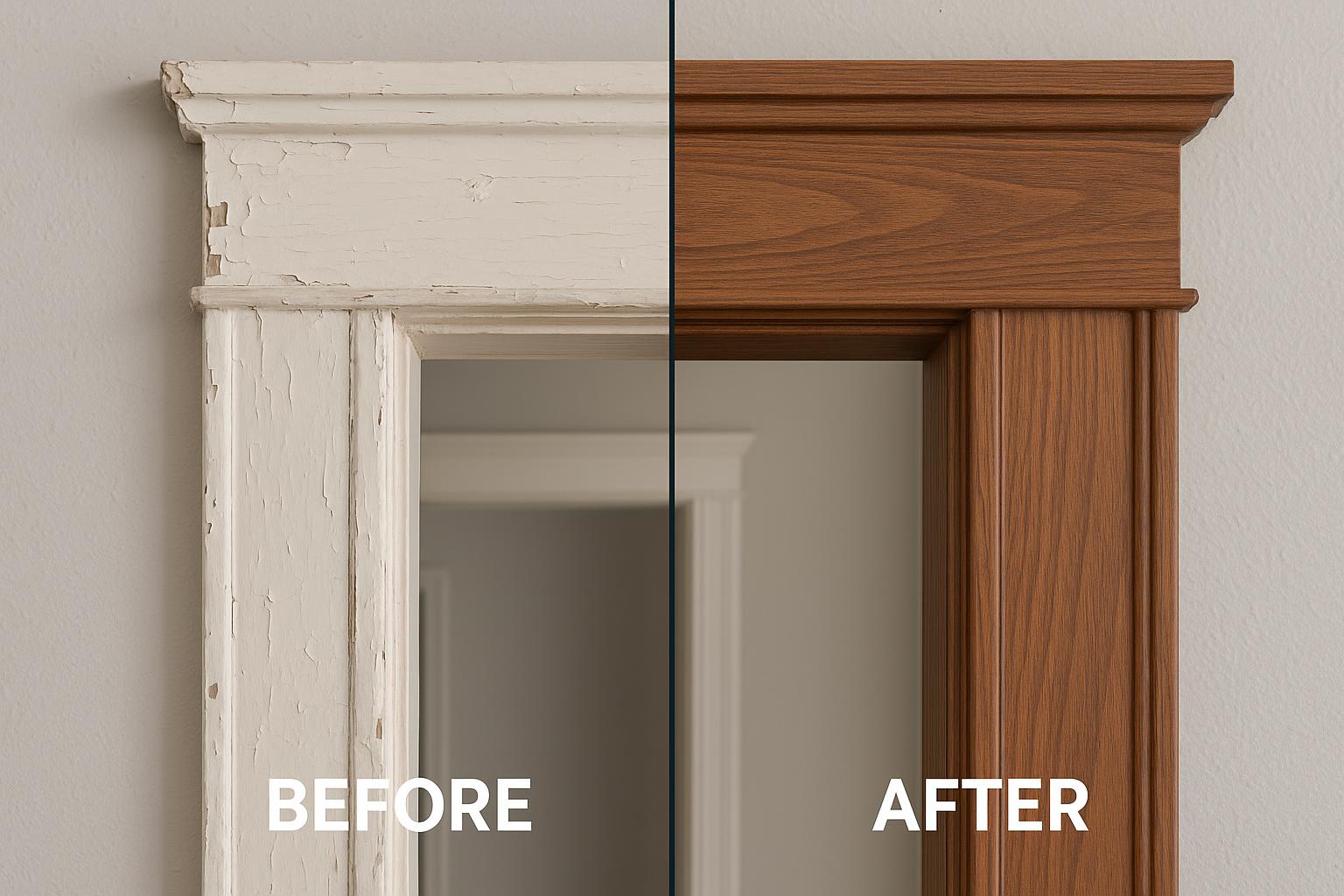 Trim Restoration - Before & After